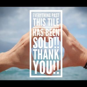 Everything past the tile has been SOLD!!THANK YOU!